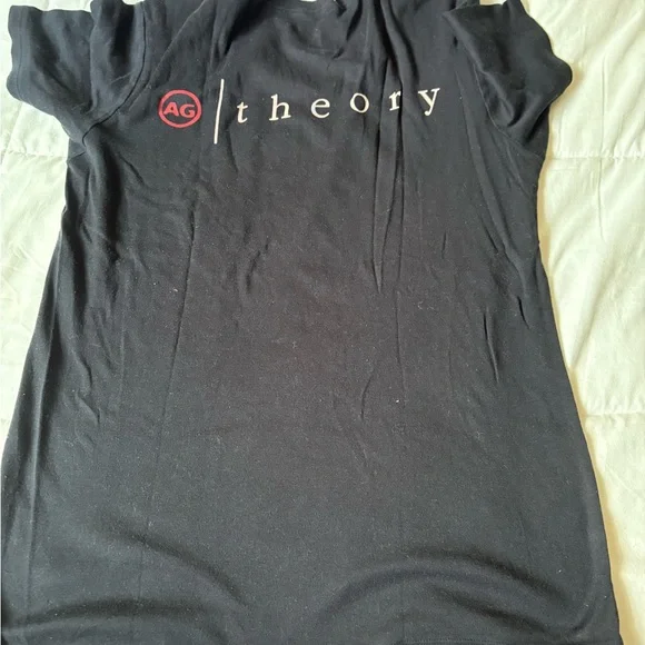 Ag Adriano Goldschmied Black Short Sleeve Tee - Picture 3 of 3